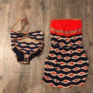 Marc by Marc Jacob’s Hayley Bandeau Bikini Set Size S